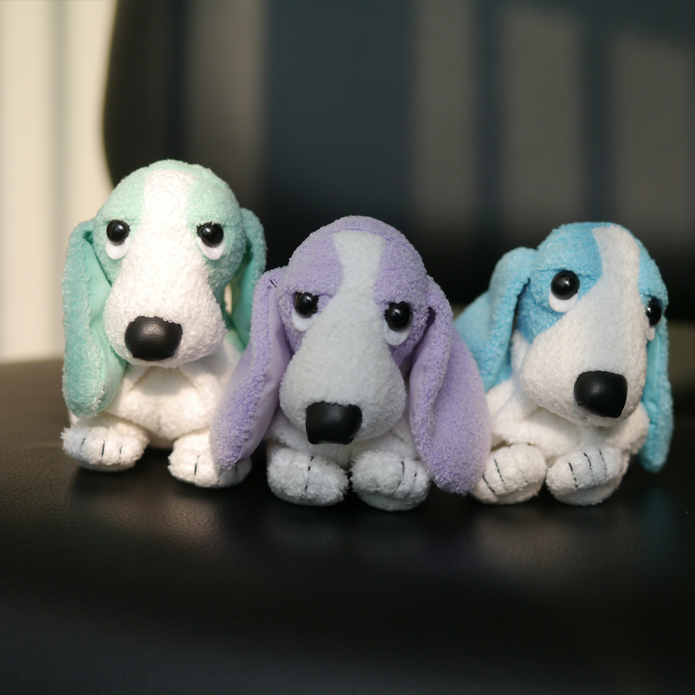 5" 麻吉三兄弟 | 彩色巴吉度玩偶 (3色可選)