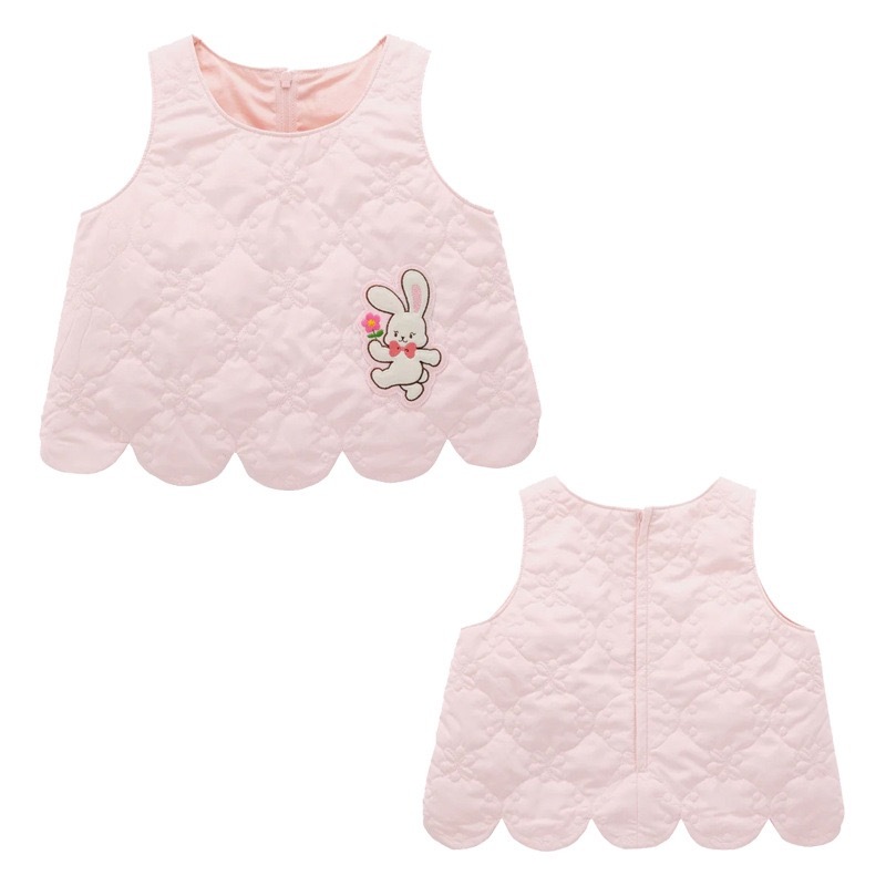 𝐌𝐢𝐤𝐢 𝐇𝐨𝐮𝐬𝐞 兔兔荷葉邊壓紋上衣