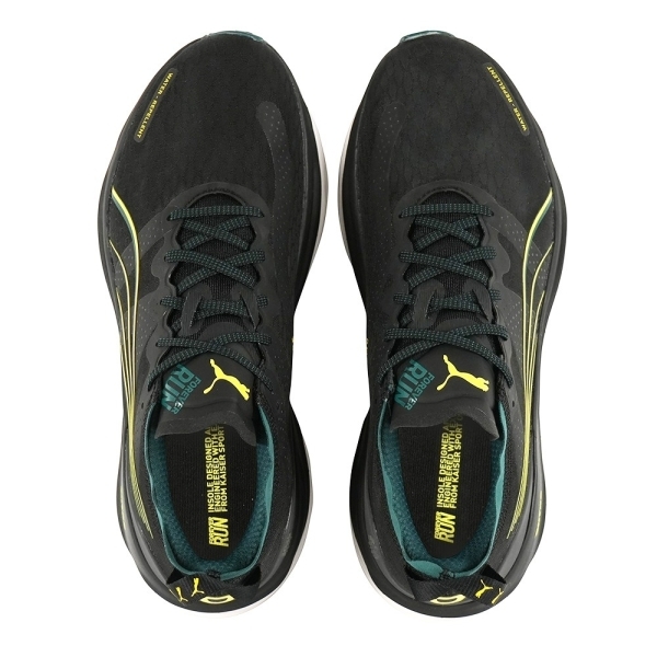 PUMA 慢跑鞋 FOREVER RUN NITRO WTR 黑螢光 氮氣 防潑水 男 37847201