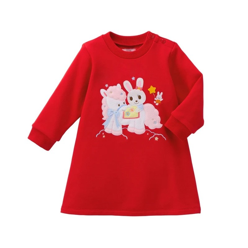 𝐌𝐢𝐤𝐢 𝐇𝐨𝐮𝐬𝐞 小兔獨角獸長袖連身裙