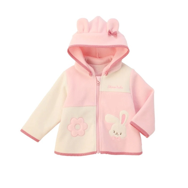 𝐌𝐢𝐤𝐢 𝐇𝐨𝐮𝐬𝐞 兔兔耳搖粒絨帽外套 (帽可拆)