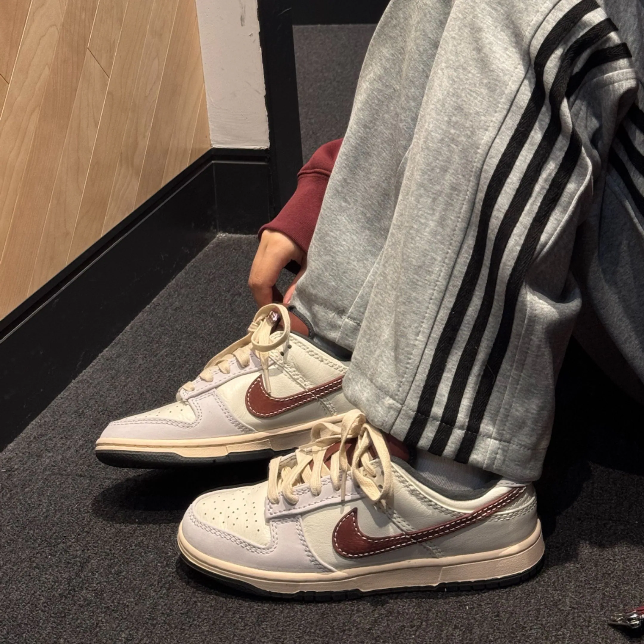 Nike Dunk Low 紅棕色 灰白 復古 男鞋 IM6670-202