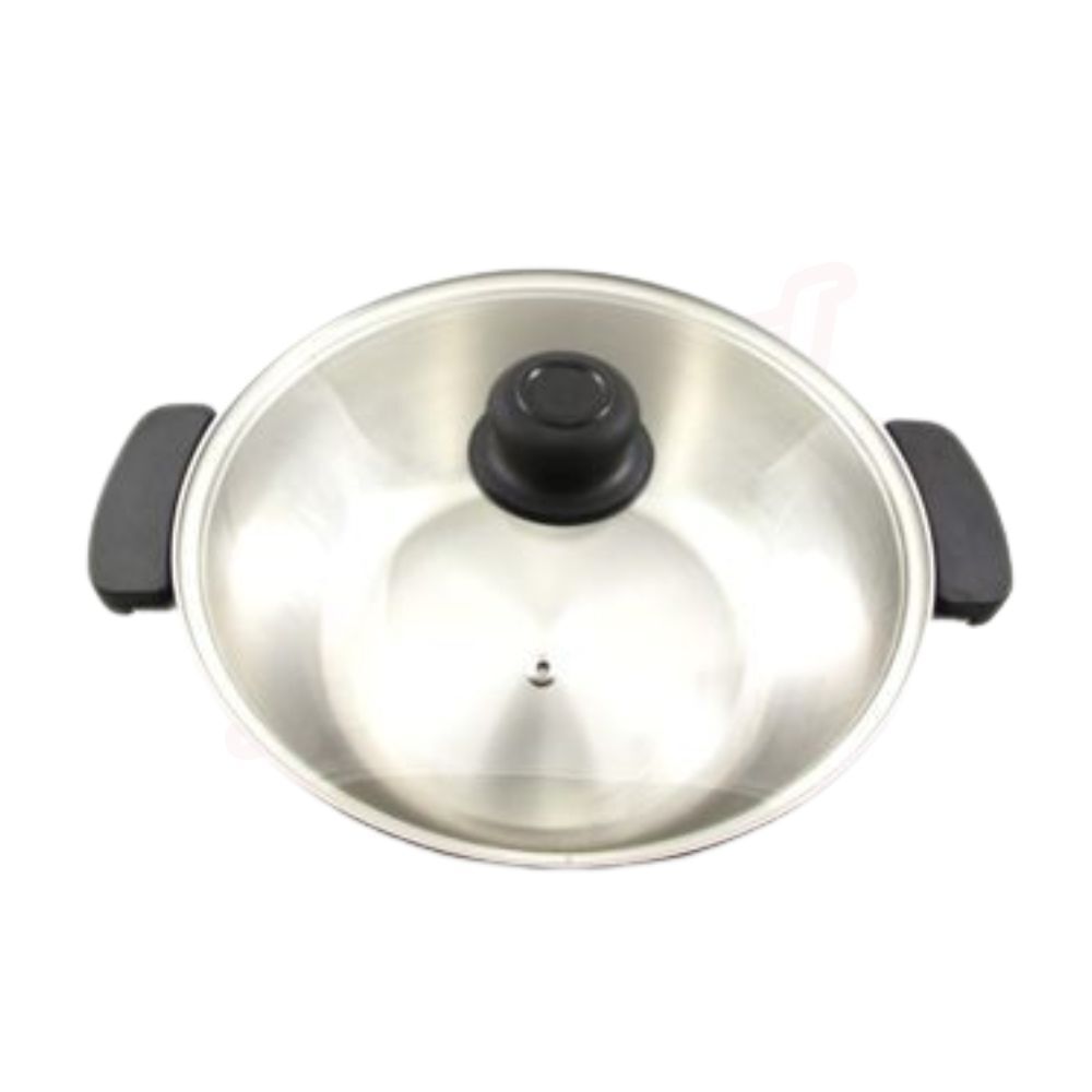 餐廚桔品304不銹鋼火鍋30/32/34cm ｜桔品火鍋 雙耳湯鍋 麻辣鍋 團圓火鍋 台灣製【輕鬆購五金百貨】