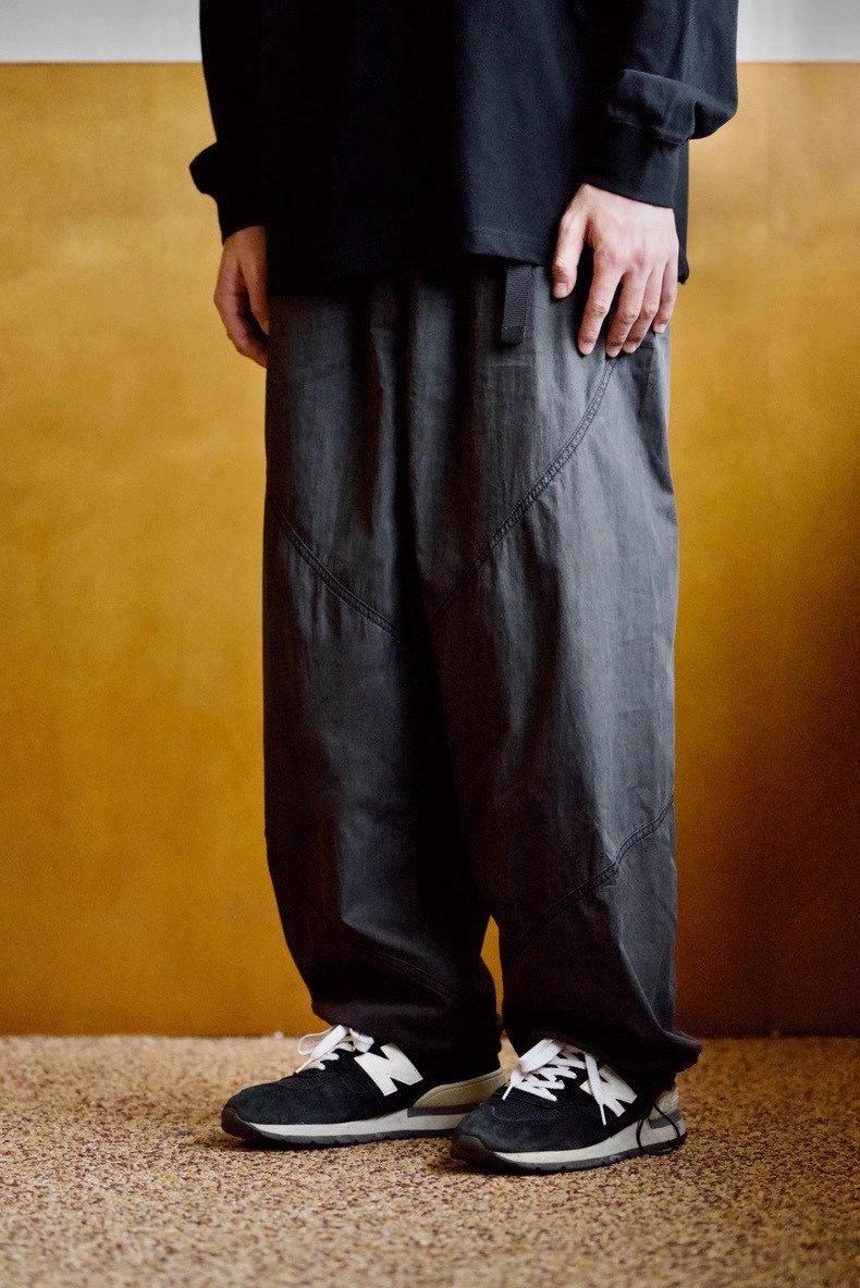 #預購 BTB 25AW 水洗復古 立體剪裁 寬鬆機能彎刀褲 兩色