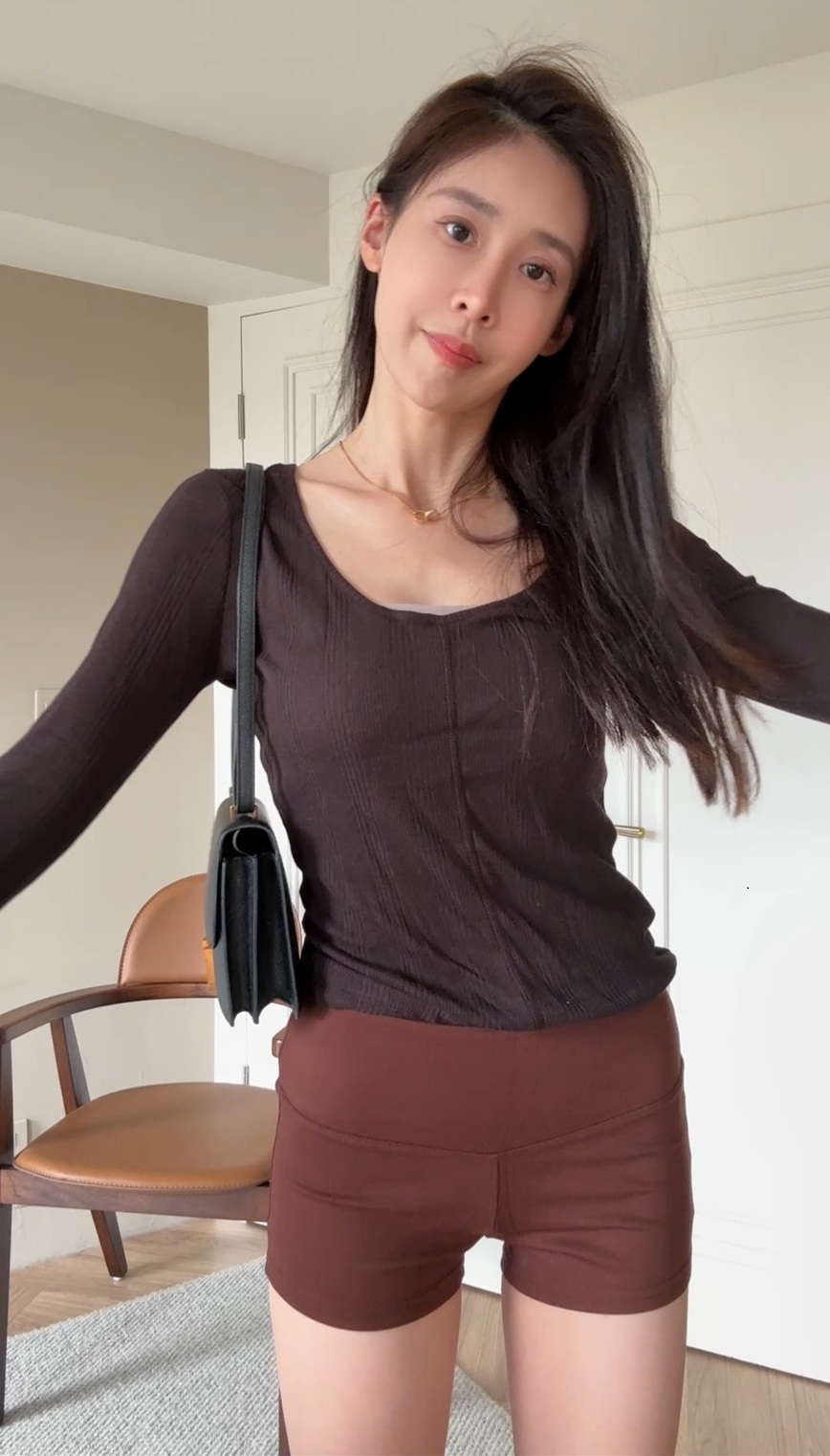 居家寬腰帶棉質短褲