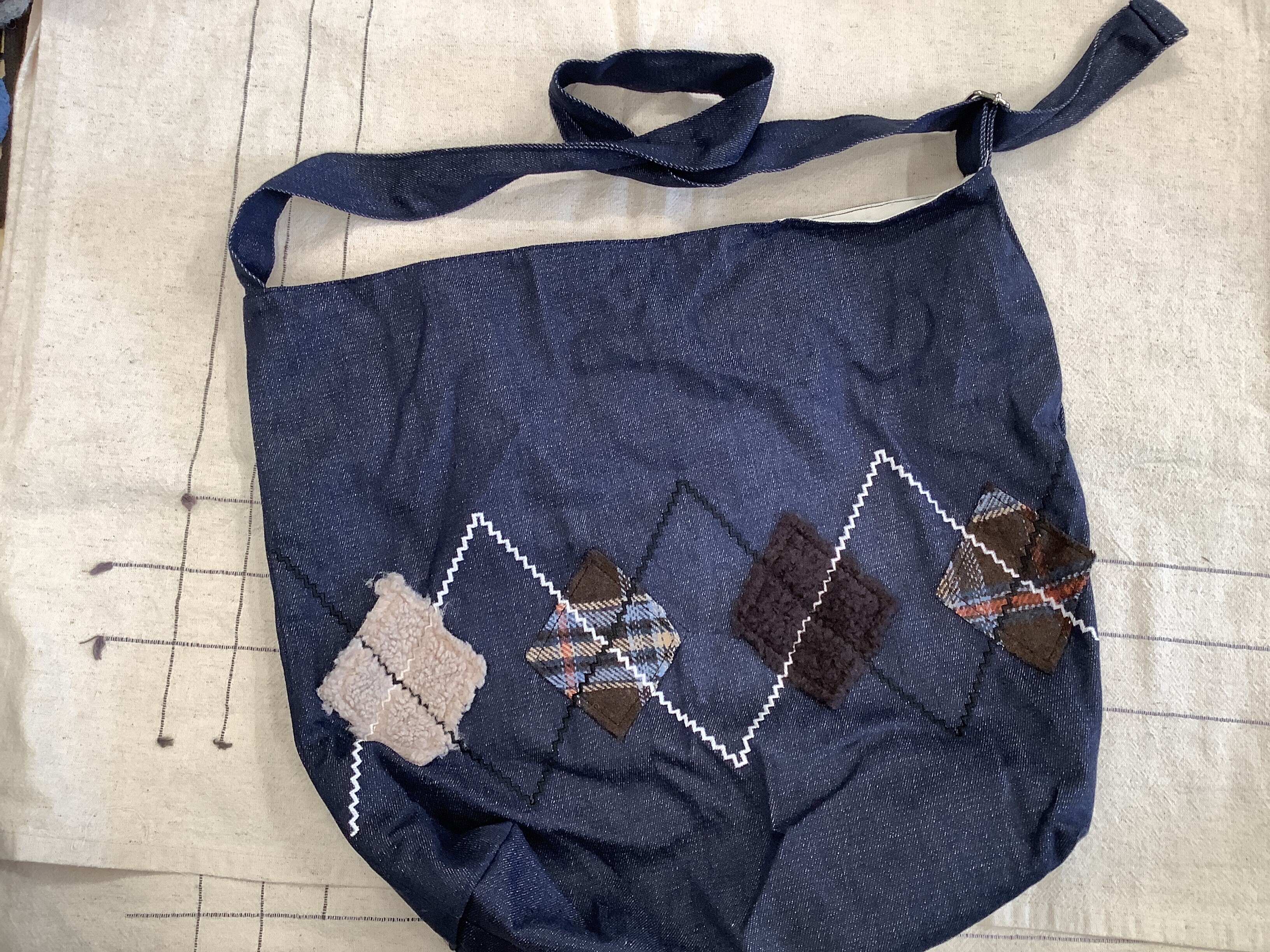 幾何圖形設計布包