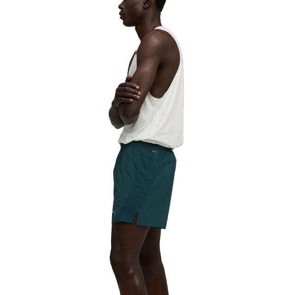 PUMA 短褲 跑步系列 VELOCITY 綠 5吋 短風褲 男 52661075