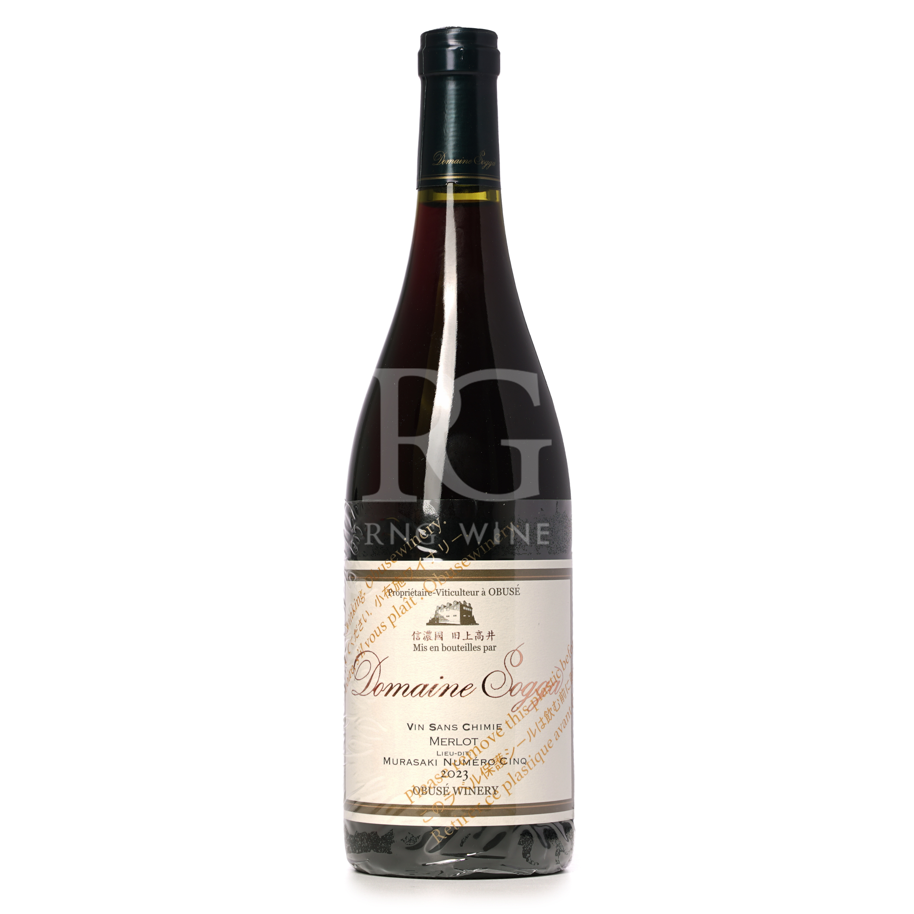 小布施 Winery Murasaki No.5 Merlot Sans Chimie 2023