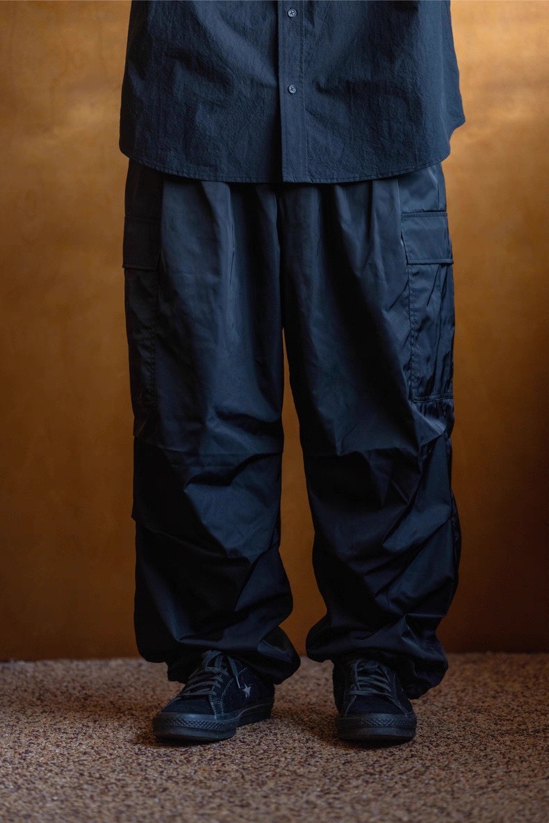 #預購 BTB 25AW 休閒四季 工裝 雙摺闊腿褲 兩色