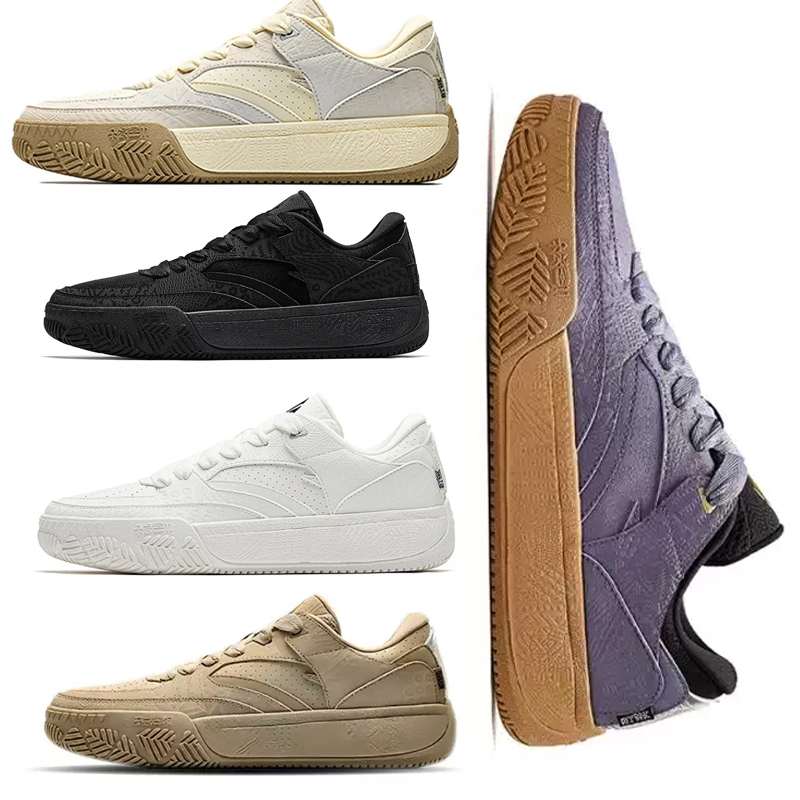 <連線代購商品>男鞋 ANTA KAI Hélà CODE 民俗風 印地安圖騰 低筒 休閒鞋【112541801】歐文2