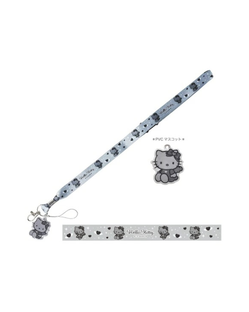 Hello Kitty 灰天使匙扣連掛頸繩