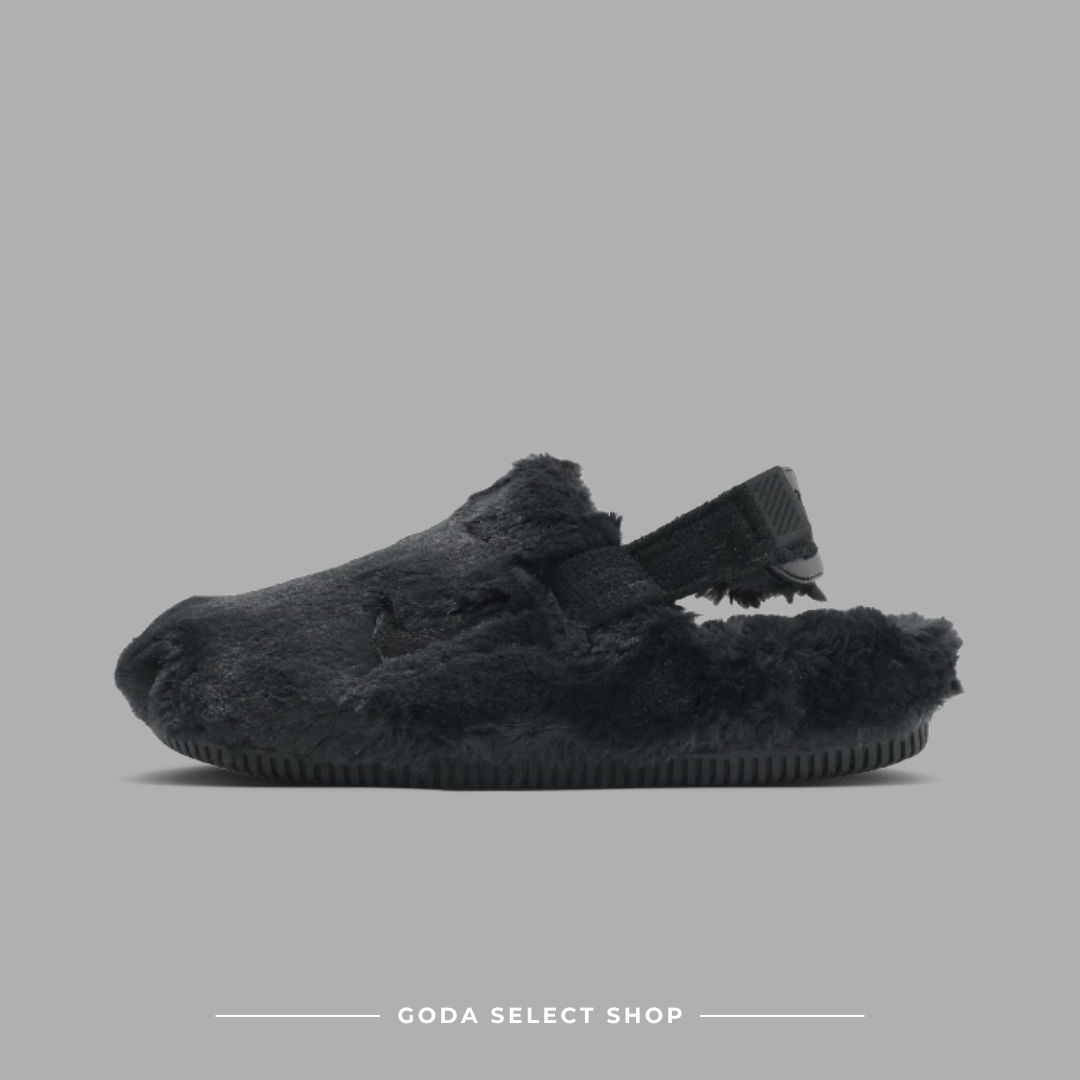 Nike Wmns Calm Mule SE 黑色 絨毛 穆勒涼鞋 FZ3118-001