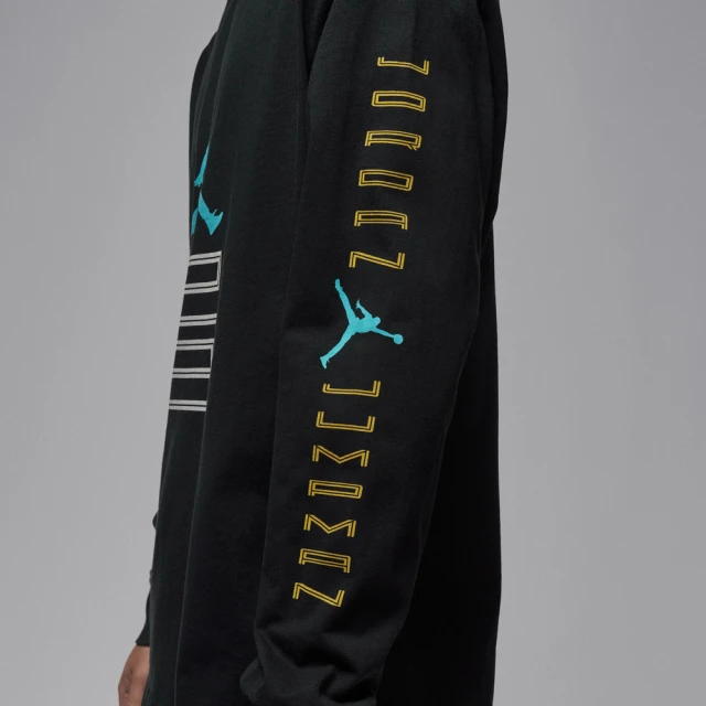 NIKE AS M J BRK AJ11 GFX LS CREW 長袖上衣 黑 IM6508-010 X