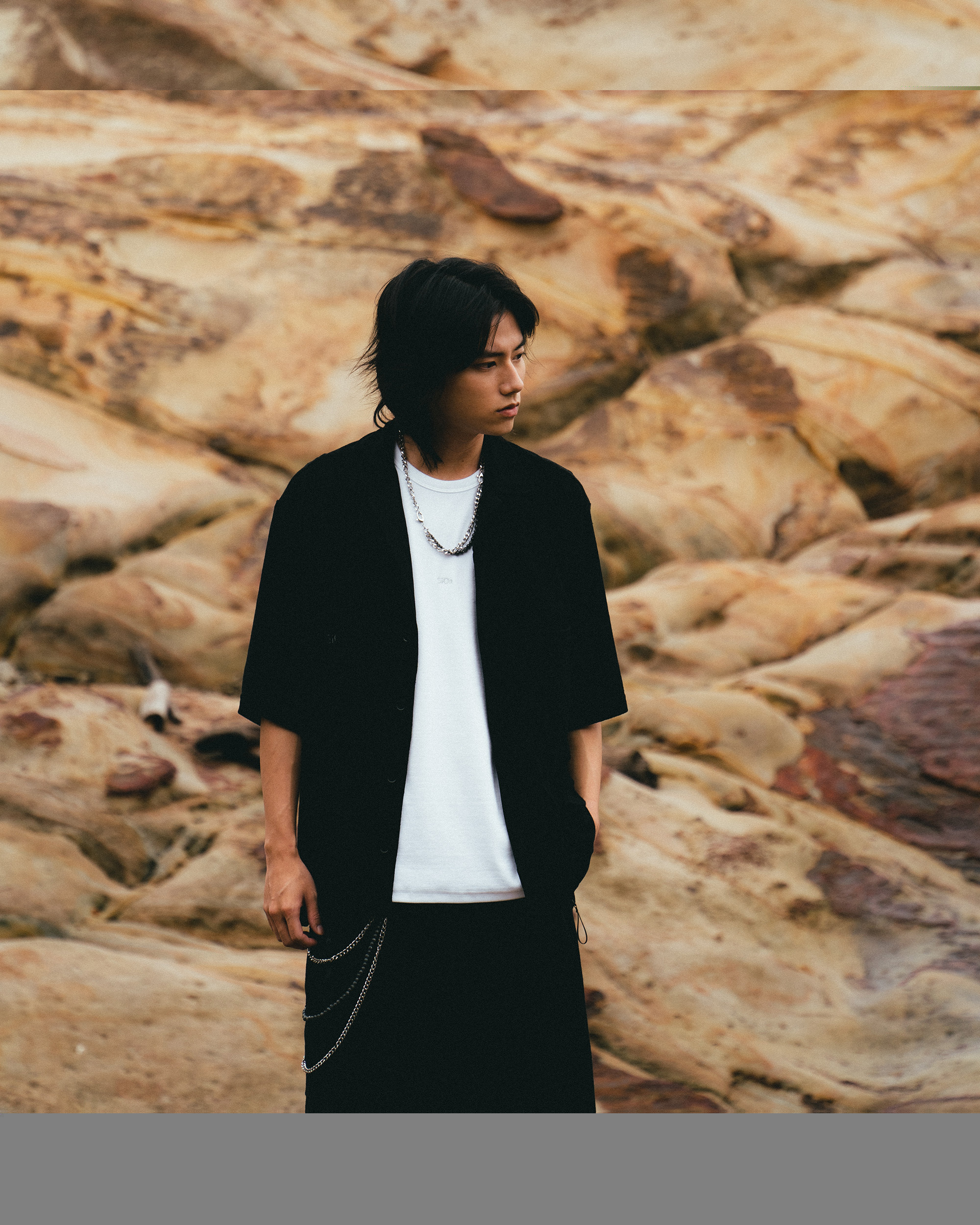 IDRC Shirt 拼接毛圈襯衫