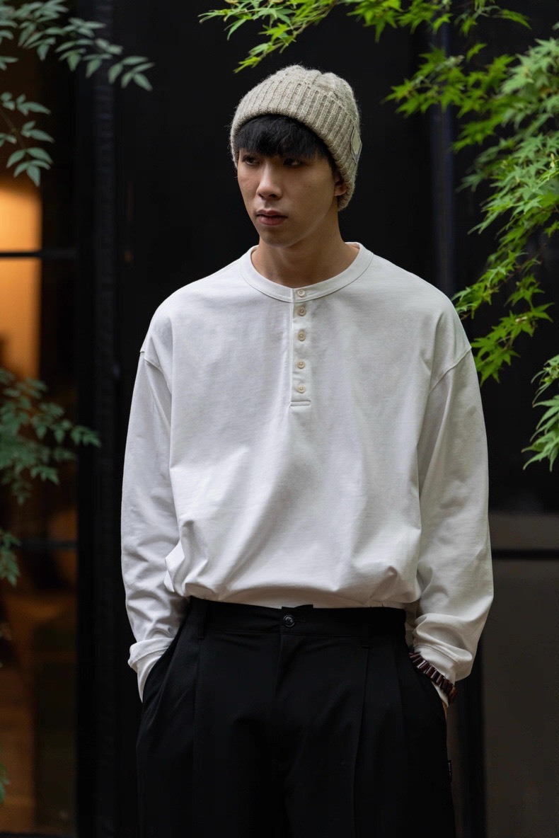 #預購 BTB 25AW 245G 竹節棉 亨利領長袖 百搭打底衫 三色