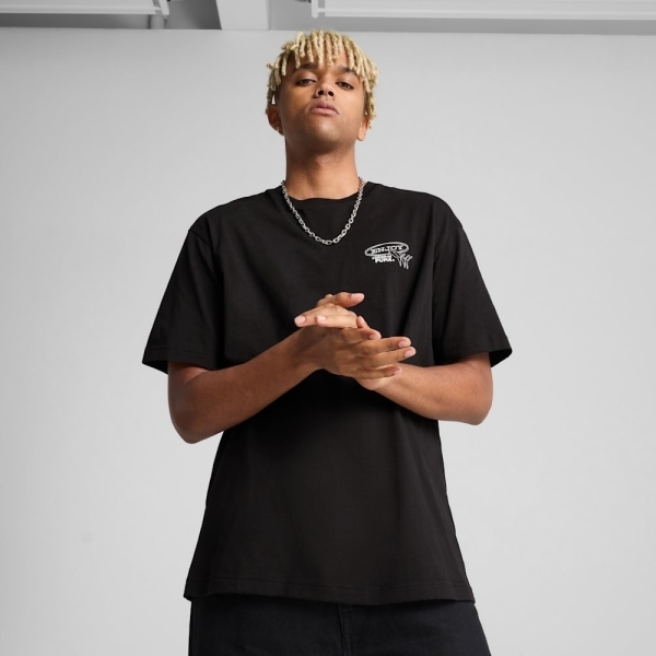 PUMA 短T 流行系列 DRIVE-IN 黑 短袖 T恤 男 62963301