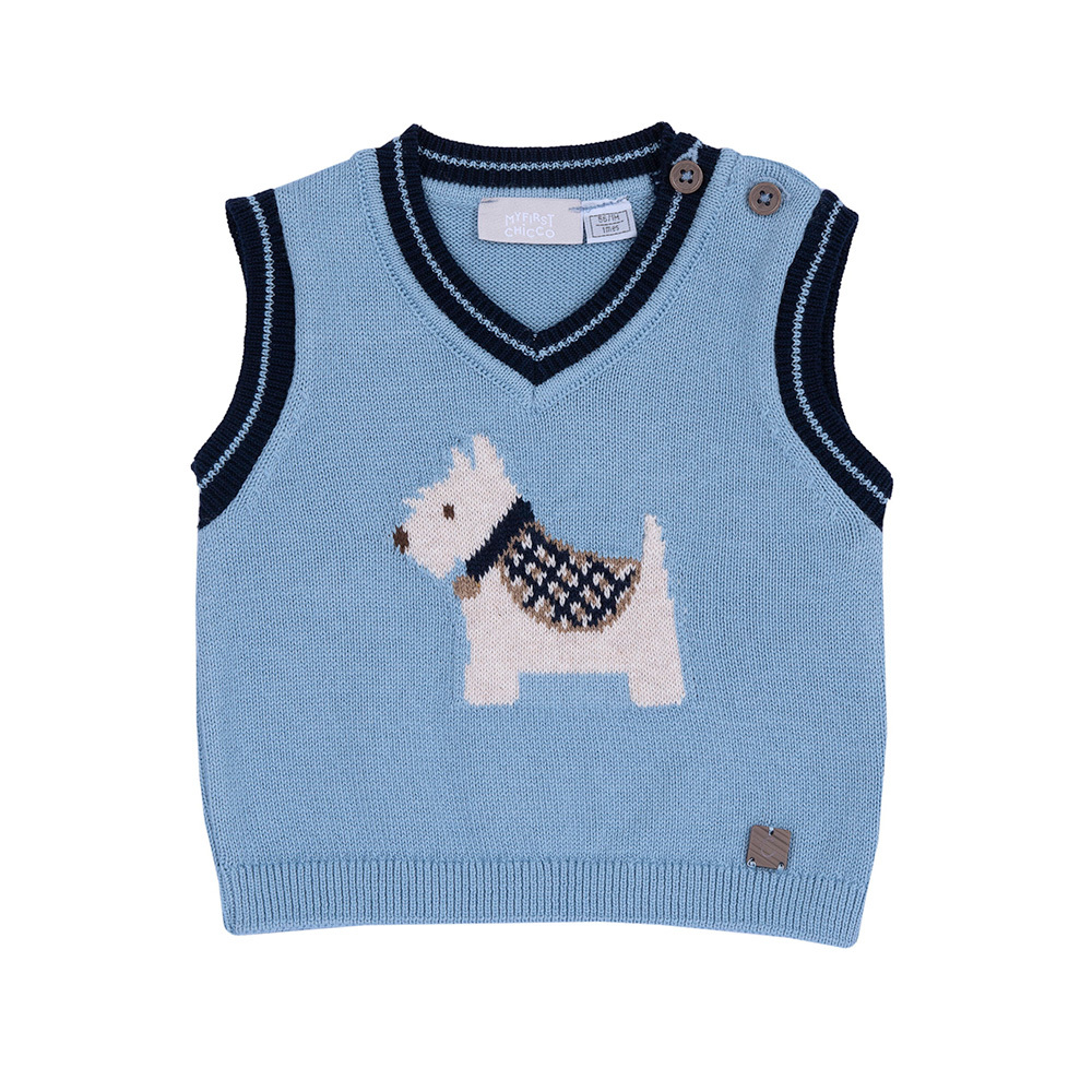 蘇格蘭皇家-DOGGY提織針織背心