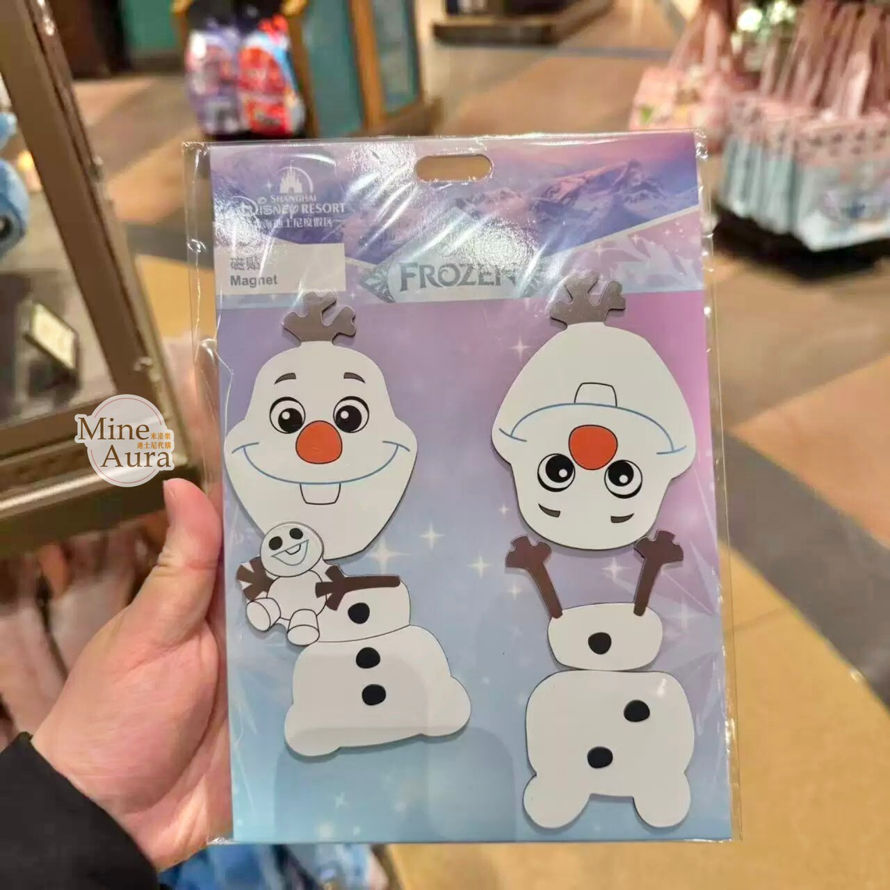 雪寶 Olaf Q版 造型 磁鐵 冰雪奇緣 Frozen -上海迪士尼樂園