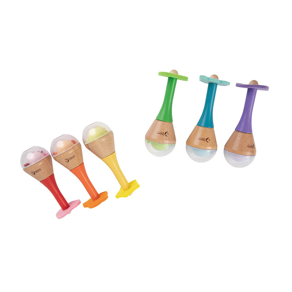 Classic World 彩虹沙鈴| 幼兒搖鈴樂器| 節奏感訓練玩具