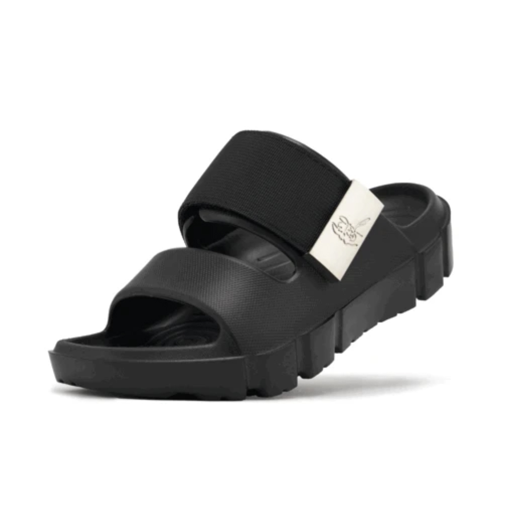 【altafit】韓系人體工學鞋履 | 黑色 Black｜ 繫帶拖鞋 Strap slippers