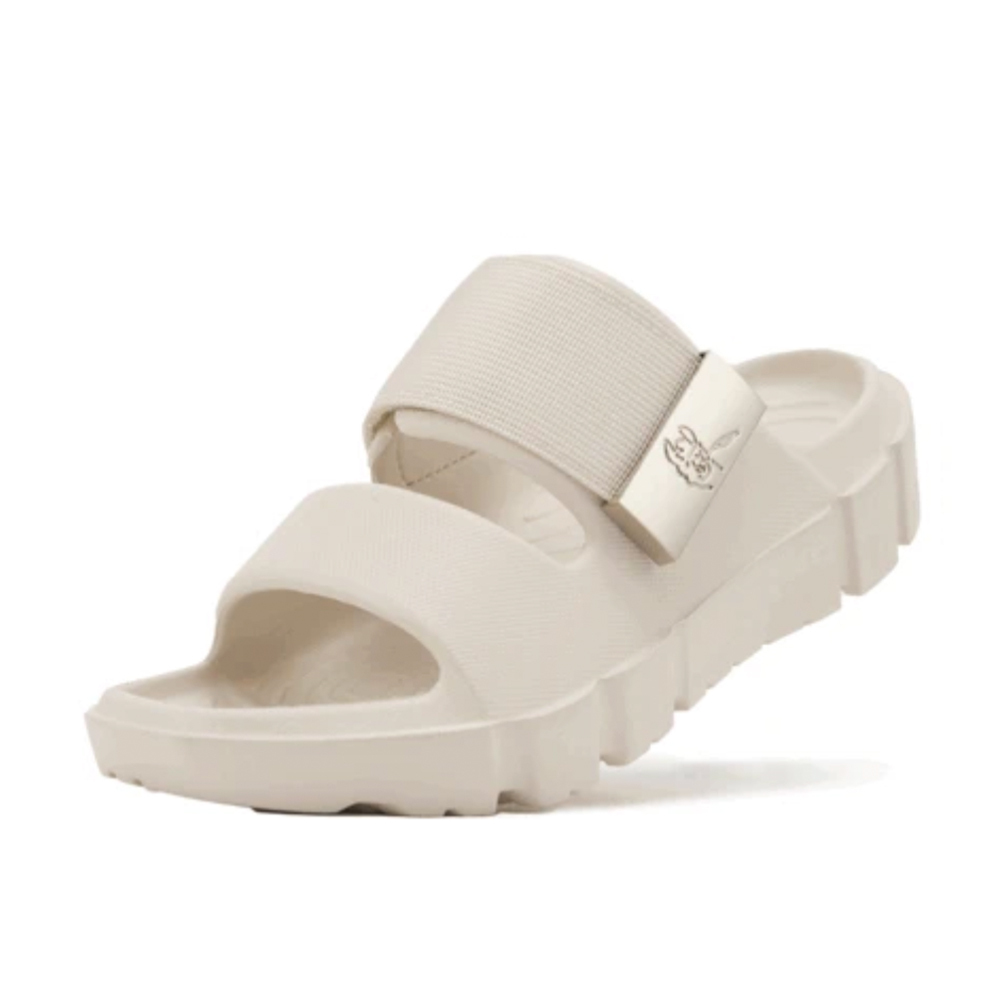 【altafit】韓系人體工學鞋履 | 奶油色 Cream｜ 繫帶拖鞋 Strap slippers