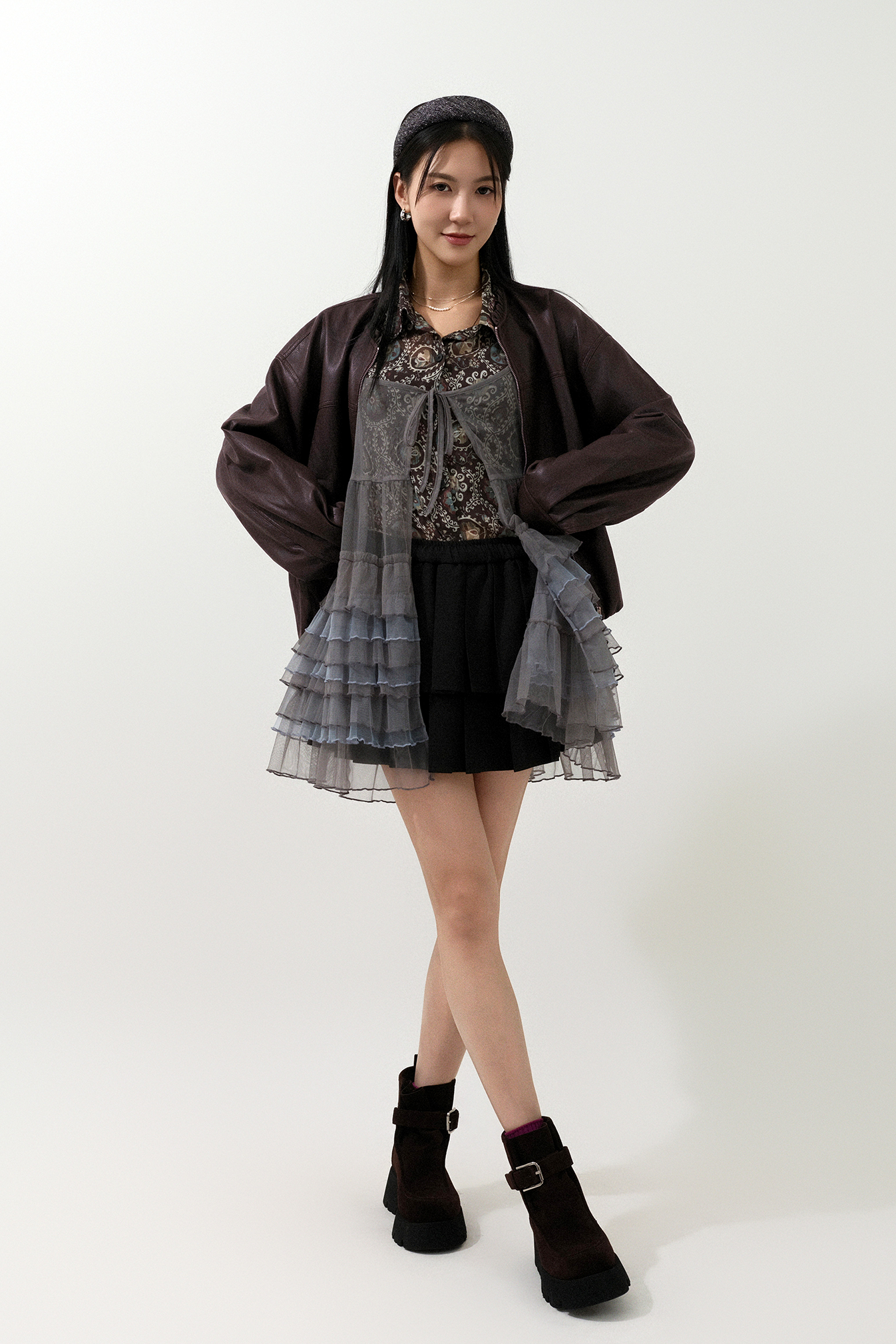 FW25_0120（外套＋上衣＋恤衫＋半截裙）