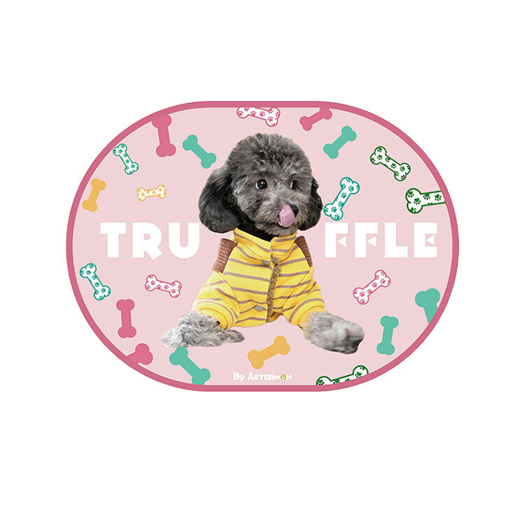 Pink Paws（Elliptical carpet）