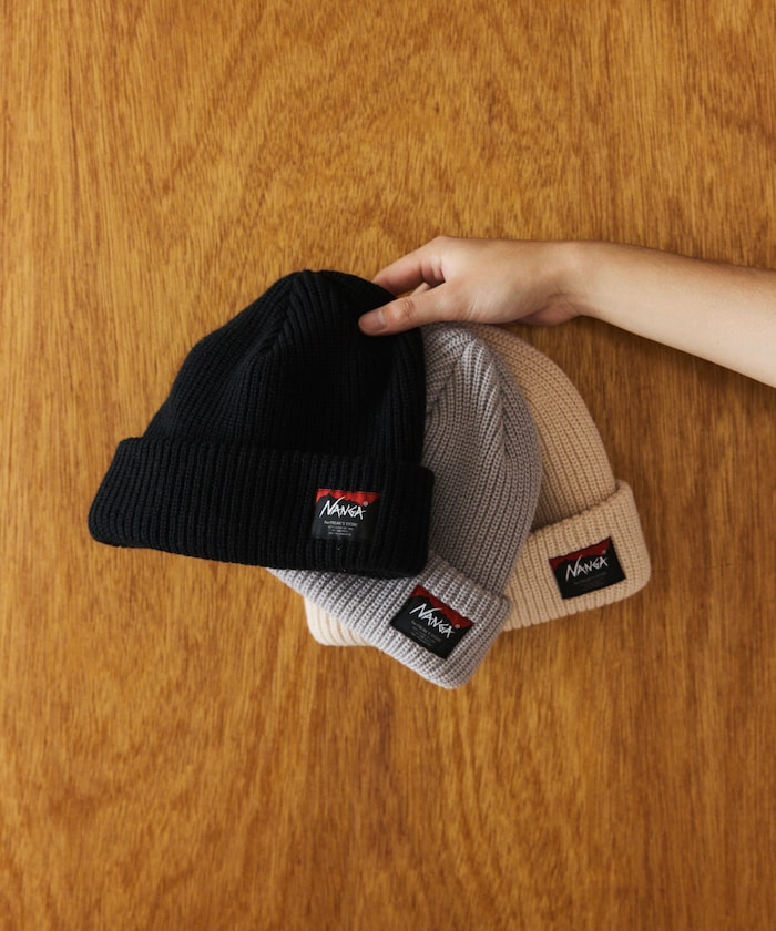 2025AW NANGA FREAK'S STORE. 別注 BOX LOGO BULKY BEANIE 聯名 短 毛帽 現貨 1488328800064