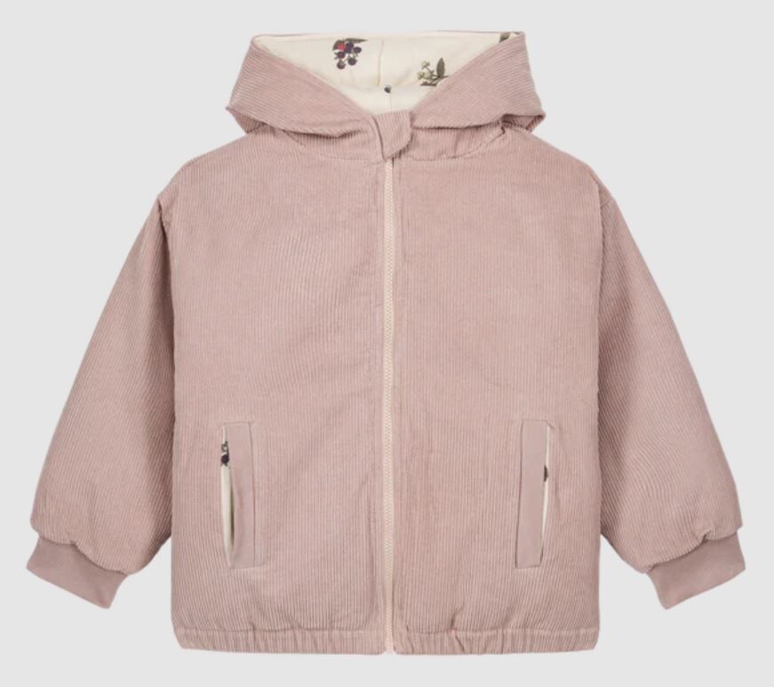 STUDIO BOHEME PARIS 燈芯絨胖胖外套 Manteau Frio-Mauve pâle mûres