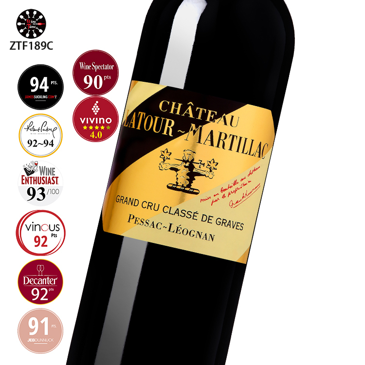 Chateau Latour Martillac 2016 Pessac Leognan Rouge｜皇室加冕御用酒款