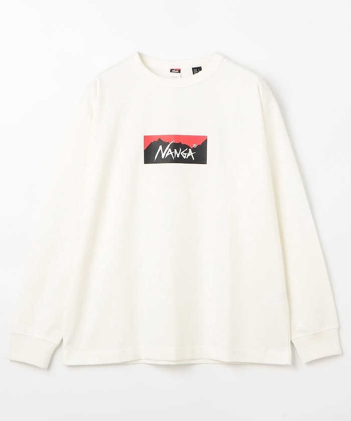 2025AW NANGA FREAK'S STORE ECO HYBRID BOX LOGO L/S TEE 聯名 長T 長袖 現貨 1023328800005