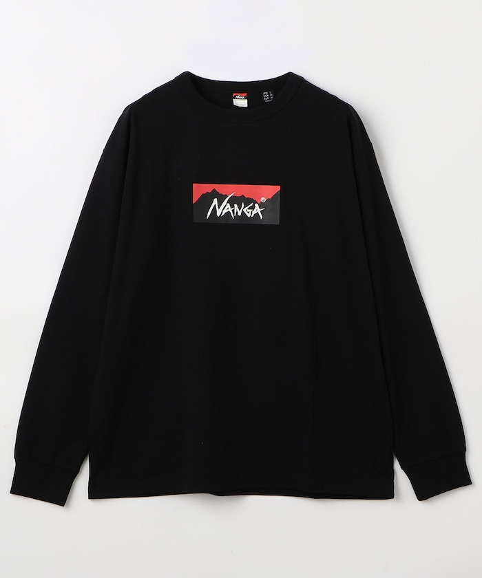 2025AW NANGA FREAK'S STORE ECO HYBRID BOX LOGO L/S TEE 聯名 長T 長袖 現貨 1023328800005