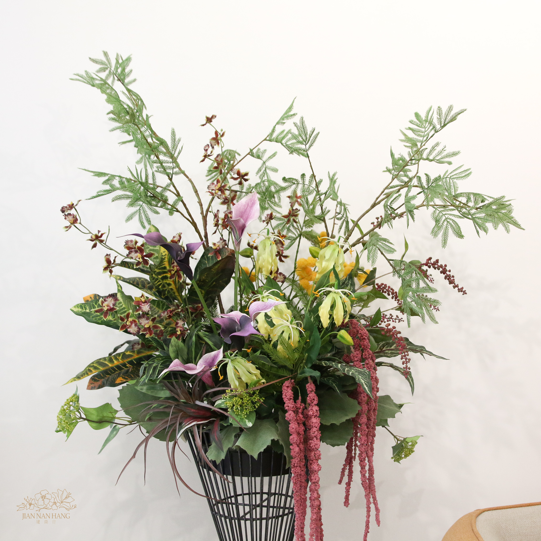 藝術盆花-高級花架禮