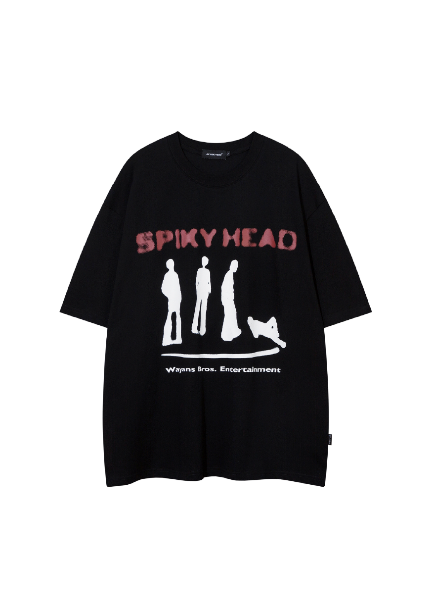 SIMPLEACTION 美式復古SPIKY HEAD短袖上衣