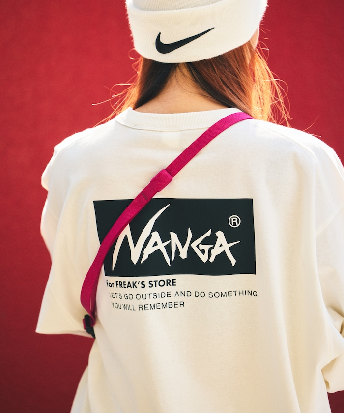 2025AW NANGA FREAK'S STORE 別注 ECO HYBRID LOGO LS TEE 聯名 左胸 刺繡 字體 長T 長袖 現貨 1482328800040