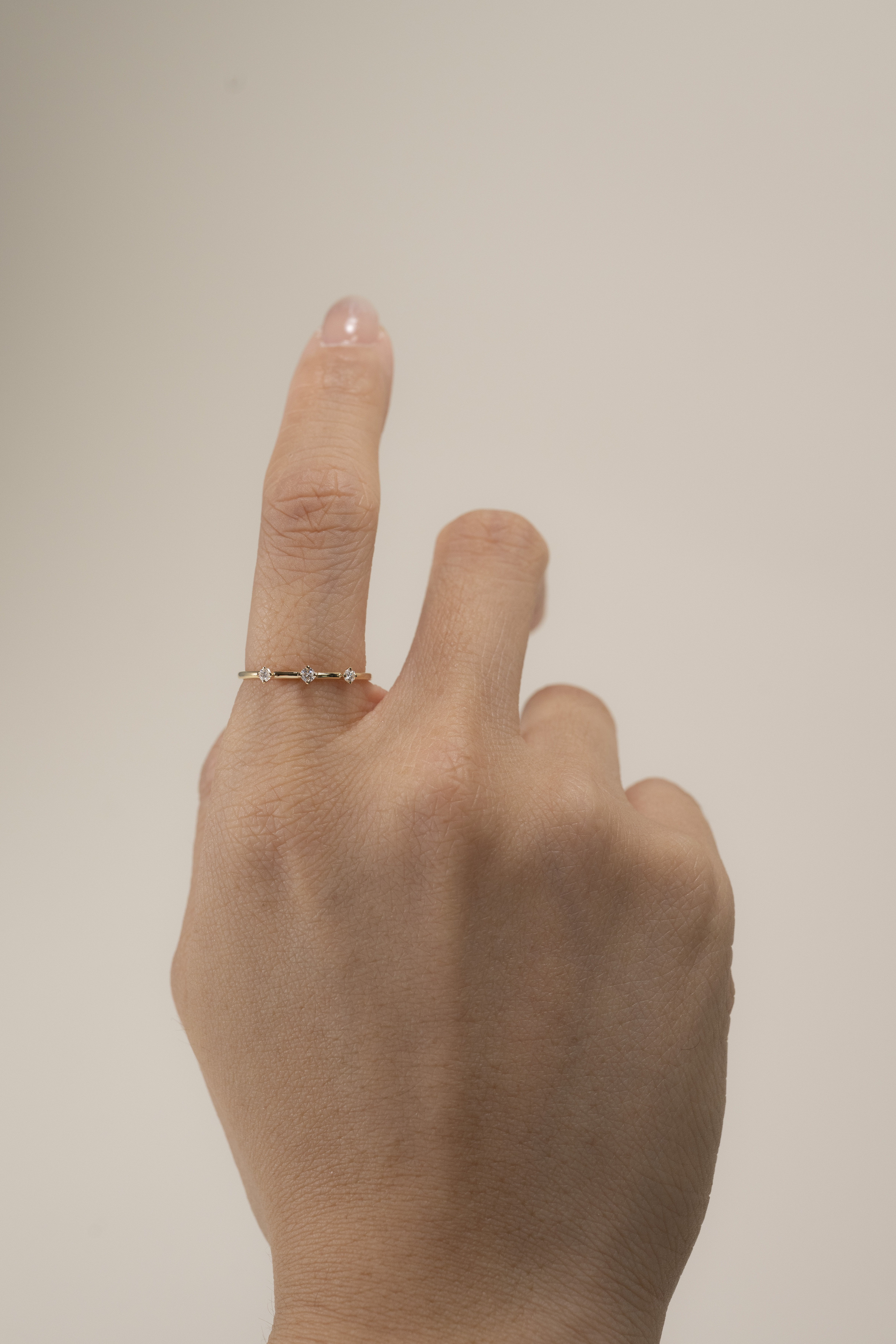 18K Myra Diamond Ring