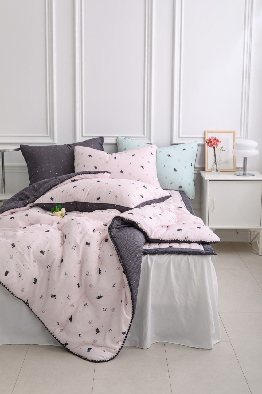 韓國棉被 喵嗚~陪睡中-莫代爾（四季被）