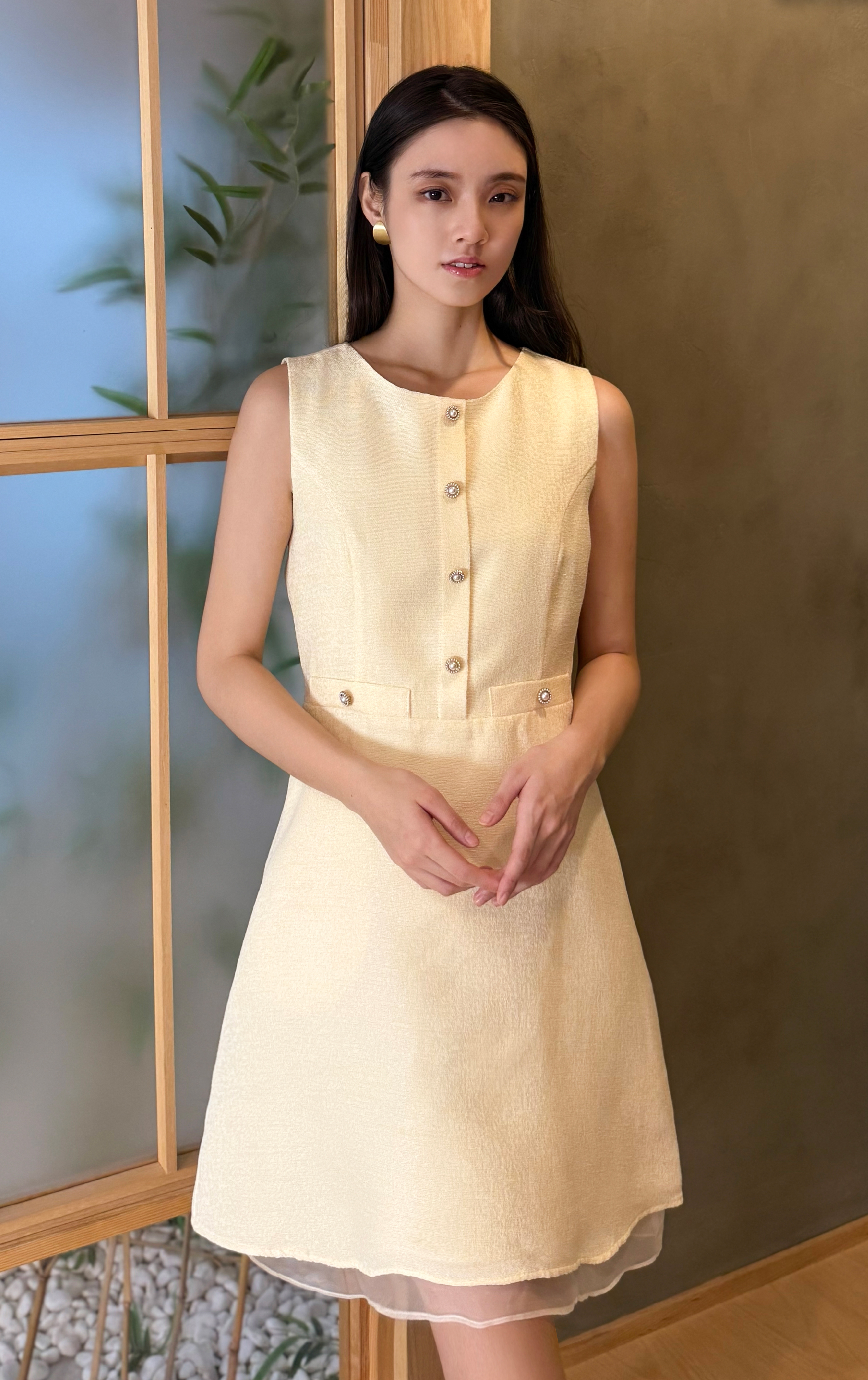 Button Vest Skirt OP0562