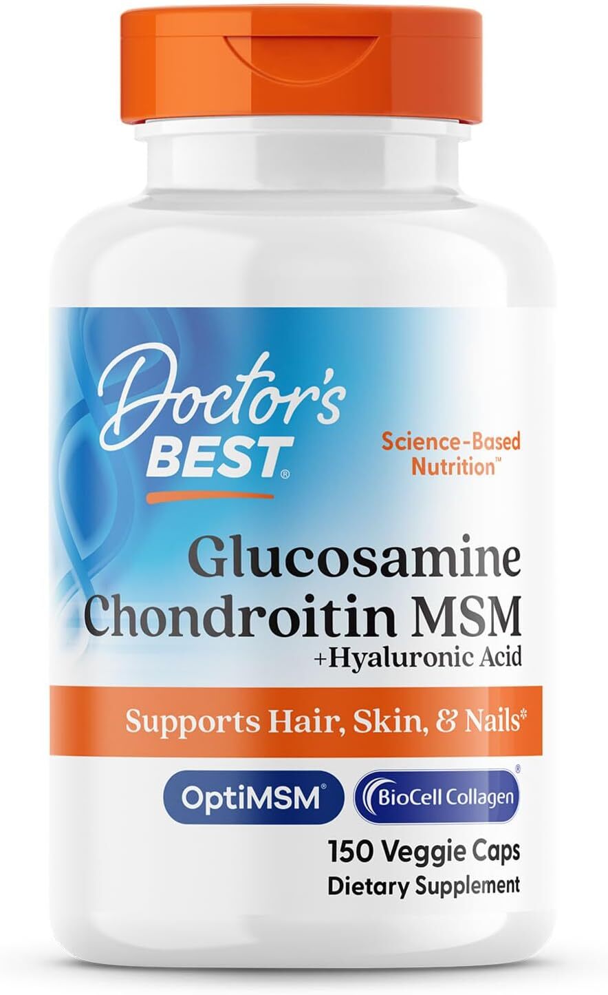 [現貨] Doctor's Best 葡萄糖胺+軟骨素+玻尿酸 150粒 Glucosamine Chondroitin MSM