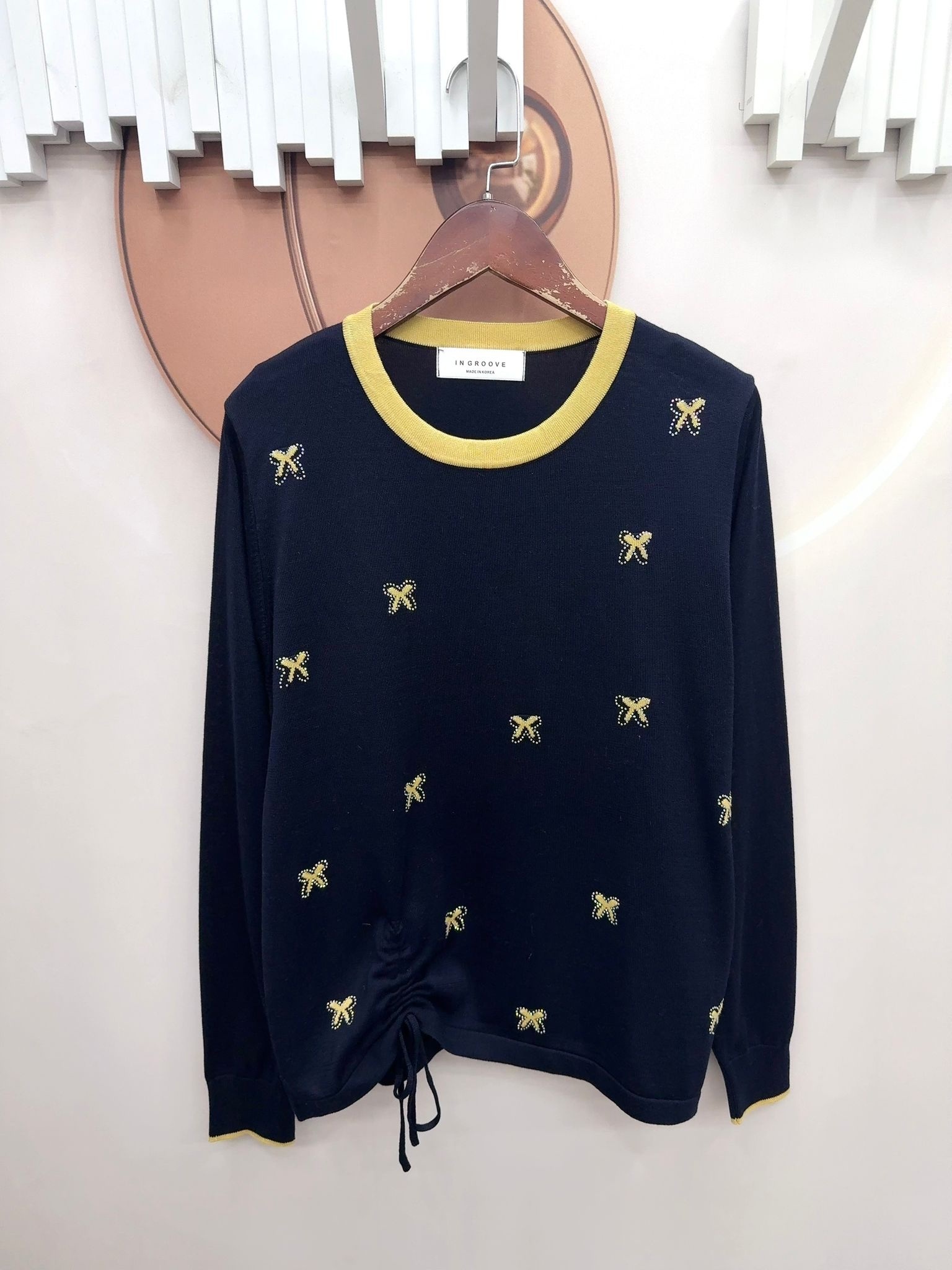 韓國高質蝴蝶針織top~116B