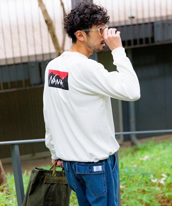 2025AW NANGA FREAK'S STORE 別注  neo-PRO UV 防曬 吸水 速乾 寬版 背面 LOGO 抽繩 長袖 長T 現貨 1021328800006