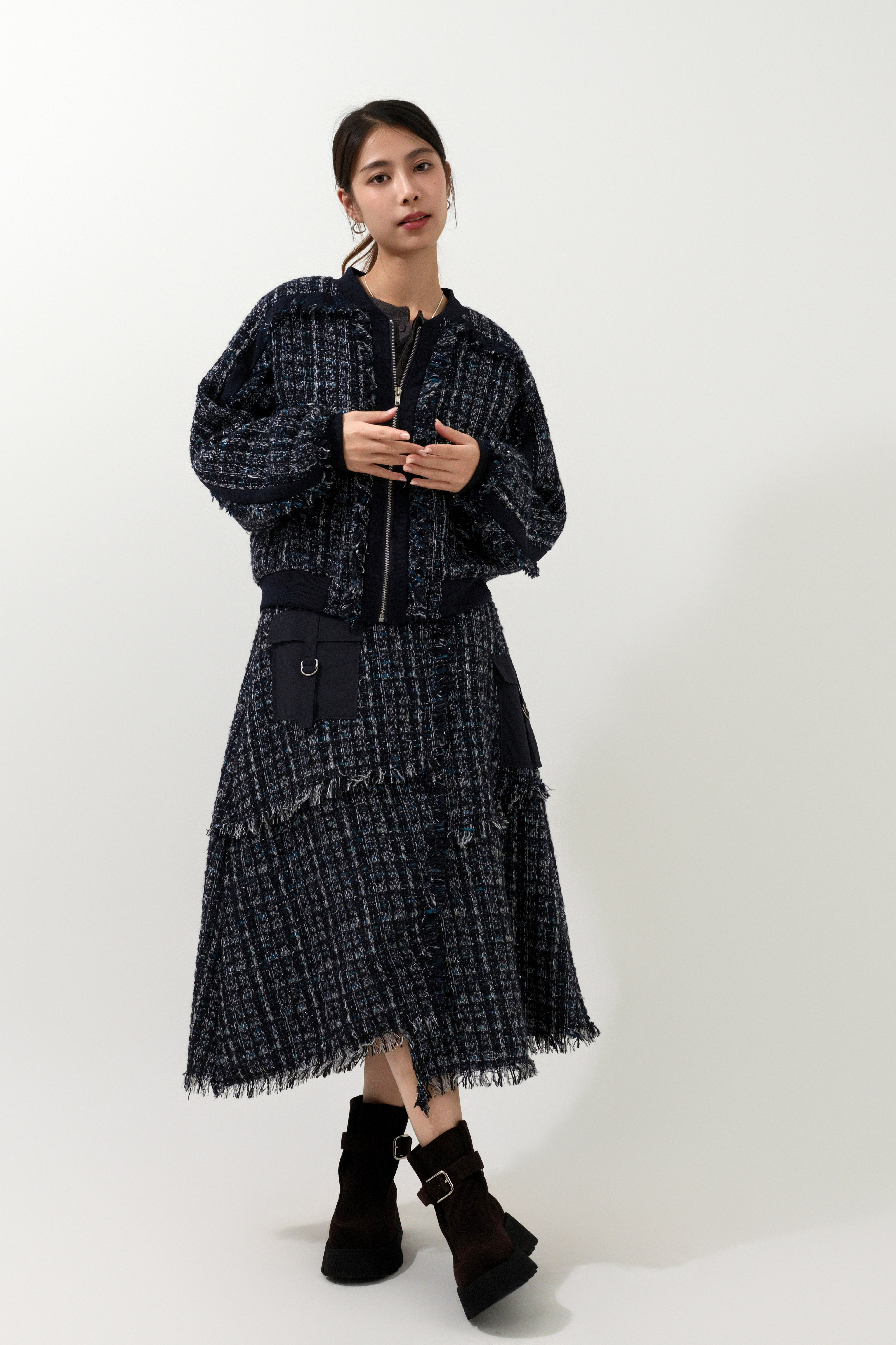FW25_0127（外套＋上衣＋半截裙）