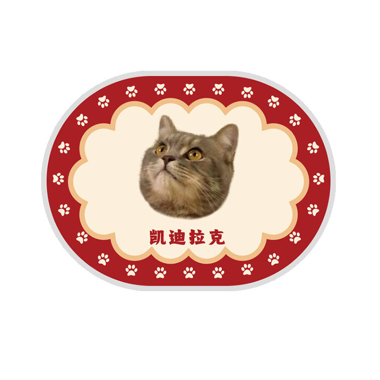 Fluffy Star Paws（Elliptical carpet）