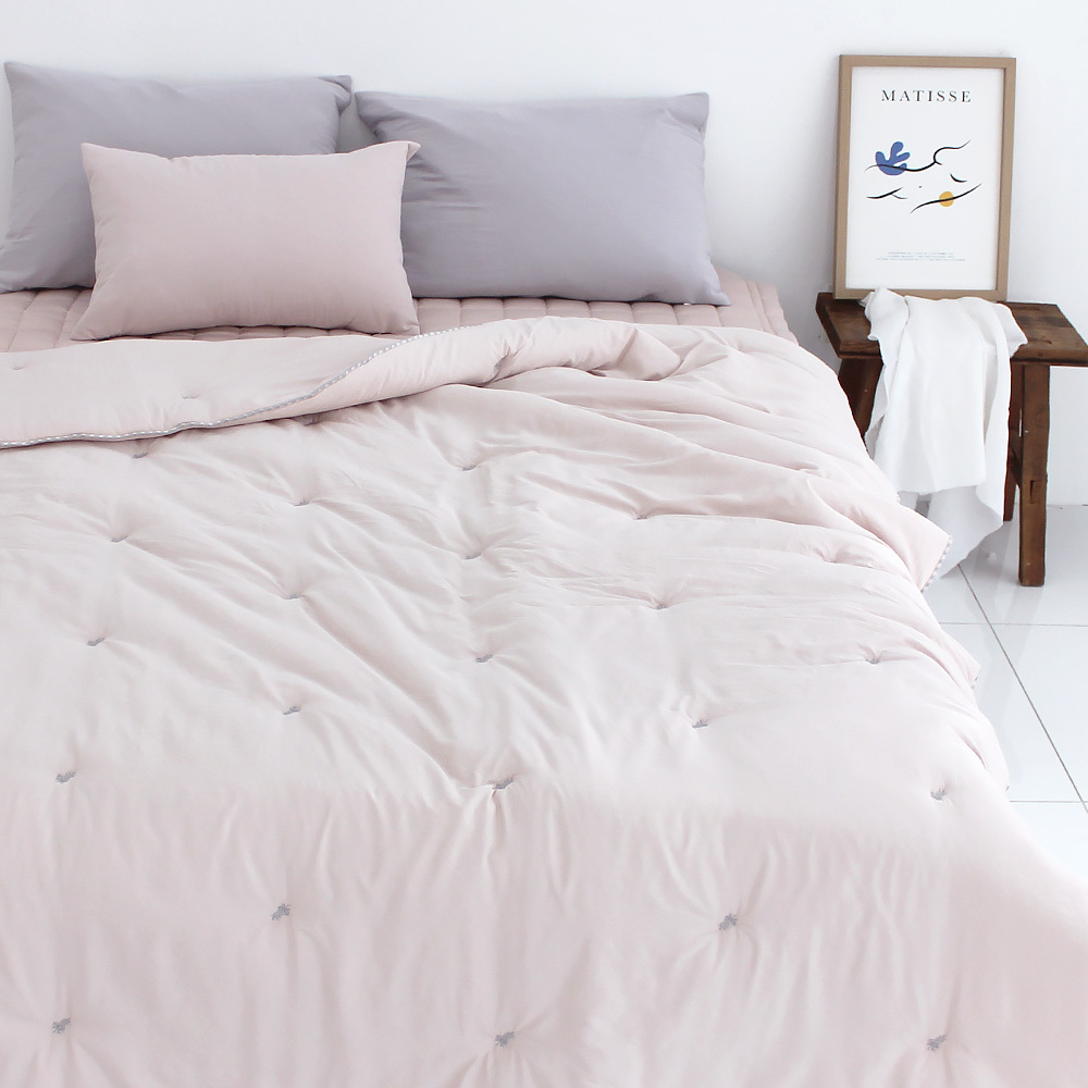 韓國棉被 拾花-microfiber 極細纖維 100%（四季被）