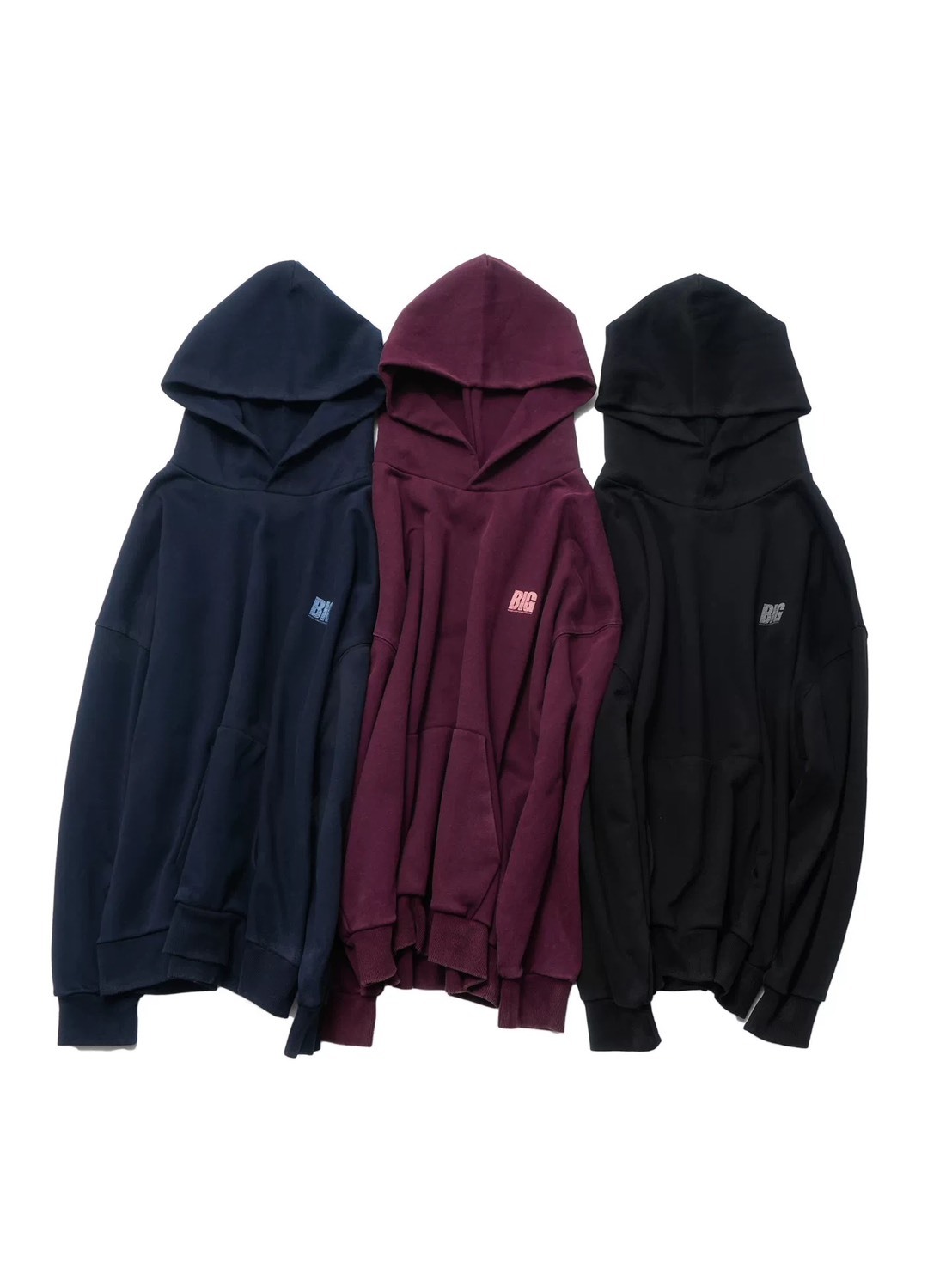 #預購 BTB 25AW 重磅450g 混紡蠟染 印花休閒連帽衛衣 三色