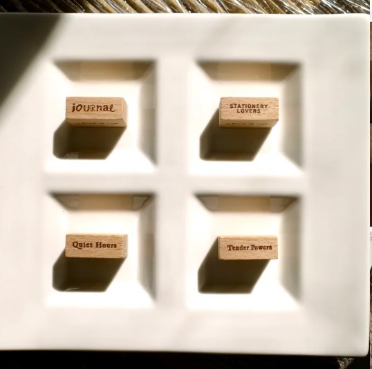 A Kind of cafe什物．小手帳文字小章 共四款
