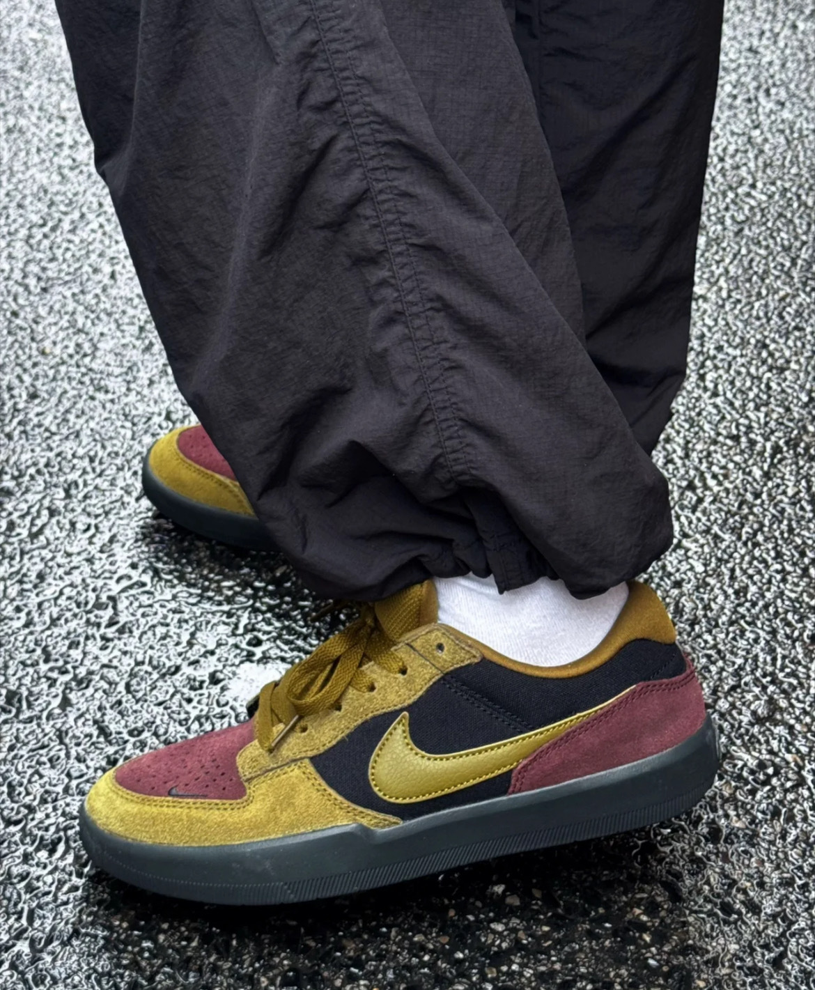 男鞋 NIKE SB FORCE 58 橄欖綠 麂皮拼接 輕量 舒適鞋墊 休閒 滑板鞋【DV5477-008】SB58