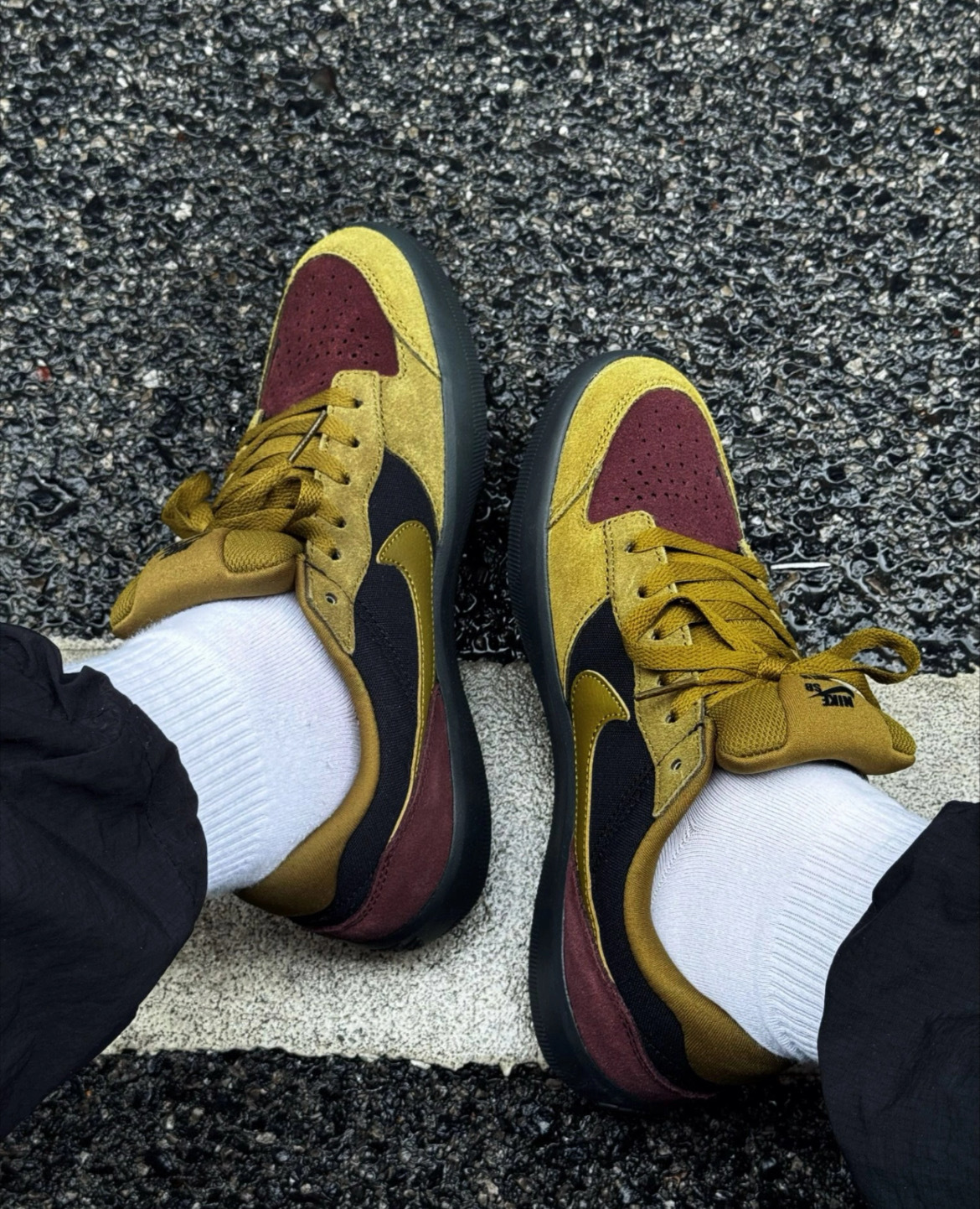 男鞋 NIKE SB FORCE 58 橄欖綠 麂皮拼接 輕量 舒適鞋墊 休閒 滑板鞋【DV5477-008】SB58