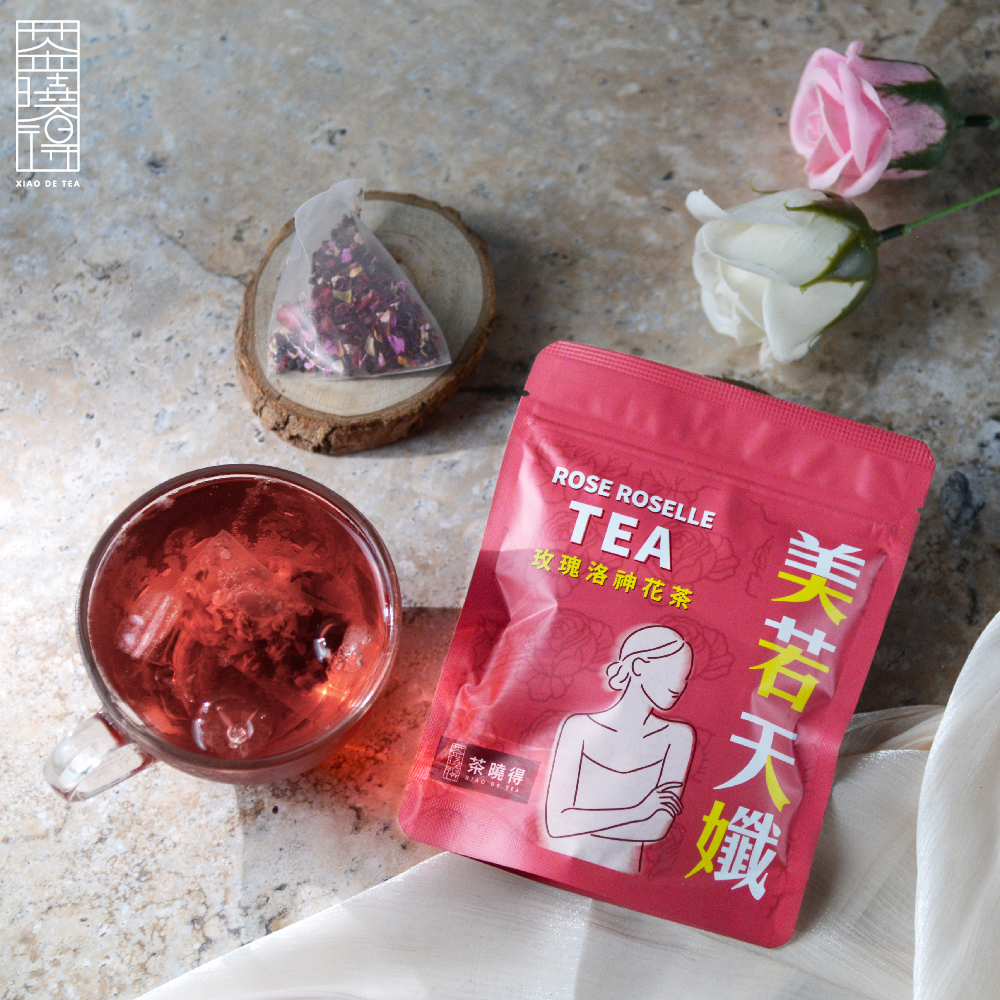 美若天纖-玫瑰洛神花茶包
