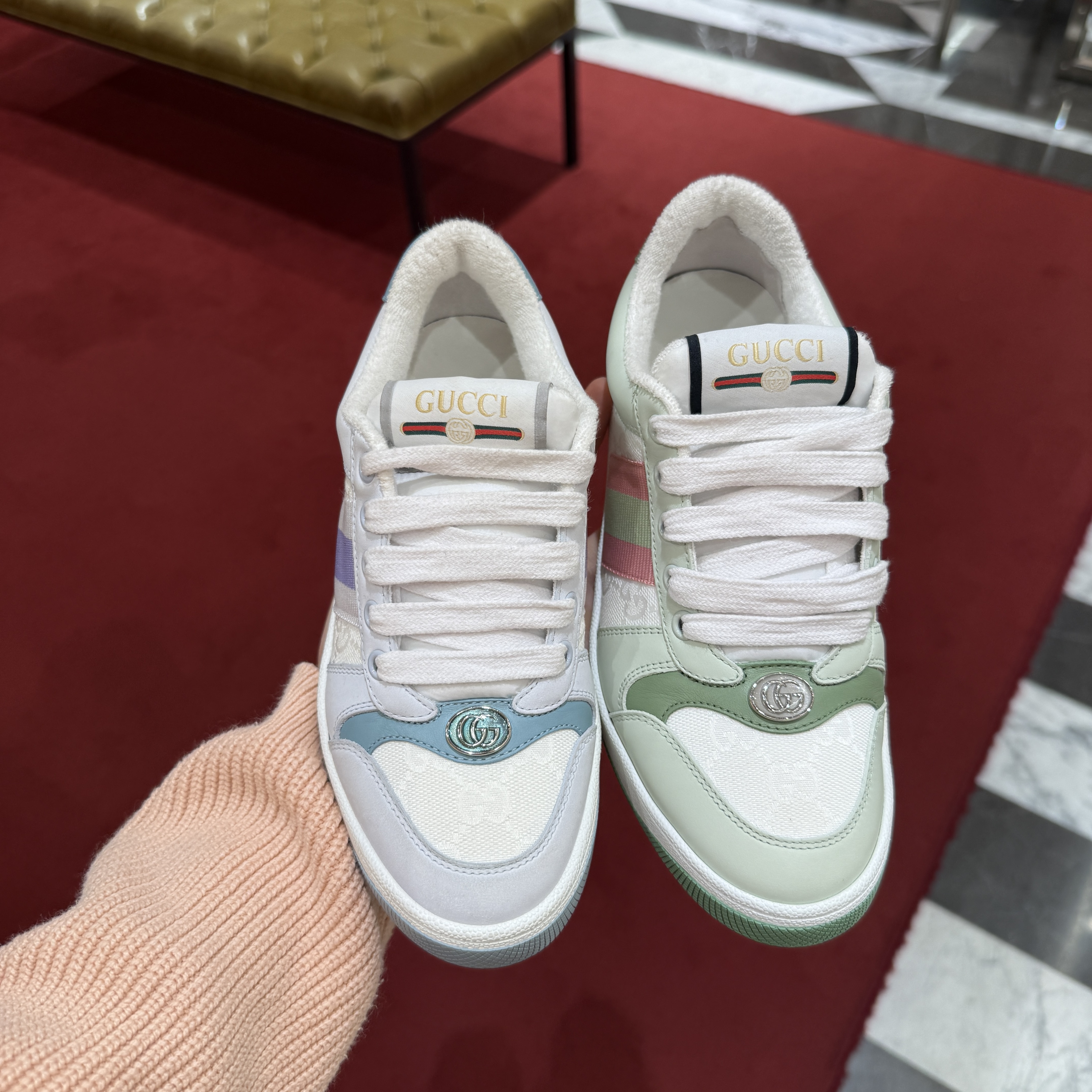 Gucci Screener GG supreme sneakers 2 color 677423